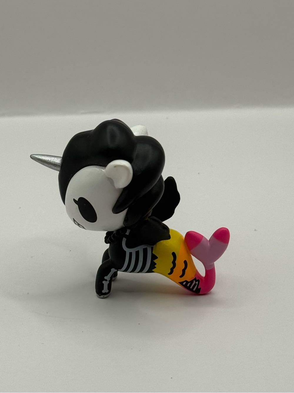 tokidoki Mermicorno Series 2 Fantasma Black Unicorn Figure with Rainbow Tail